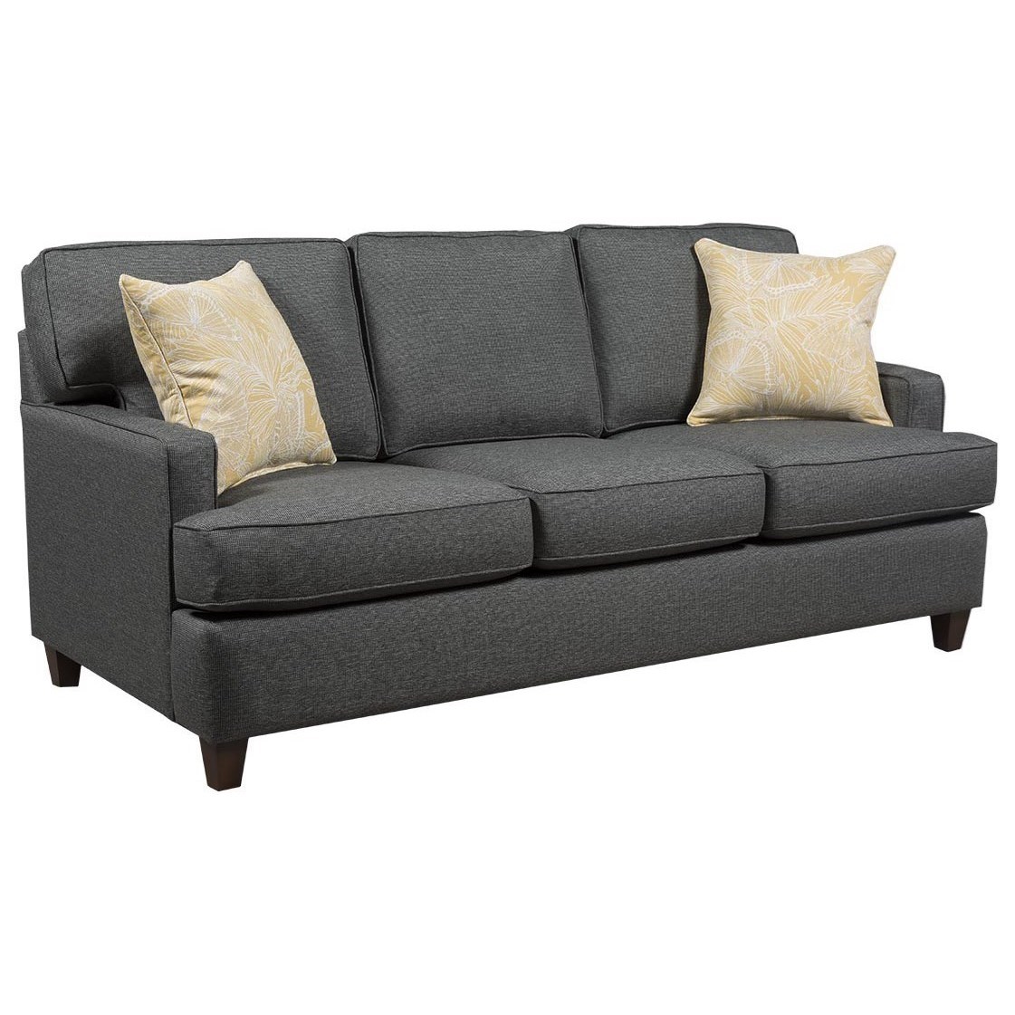Capris Furniture 162 Q162 Contemporary SmallScale Sleeper Sofa Baer